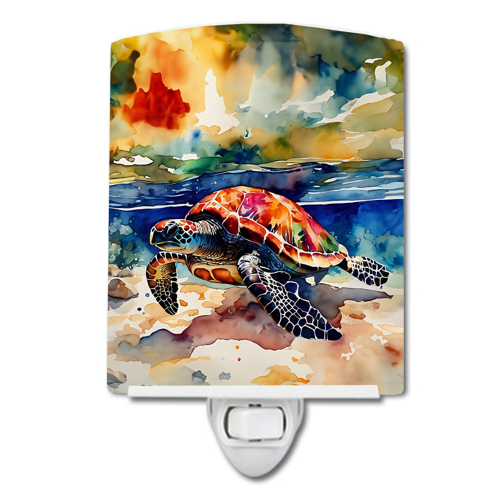 DAC2806CNL 6 x 4 in. Loggerhead Sea Turtle Ceramic Night Light
