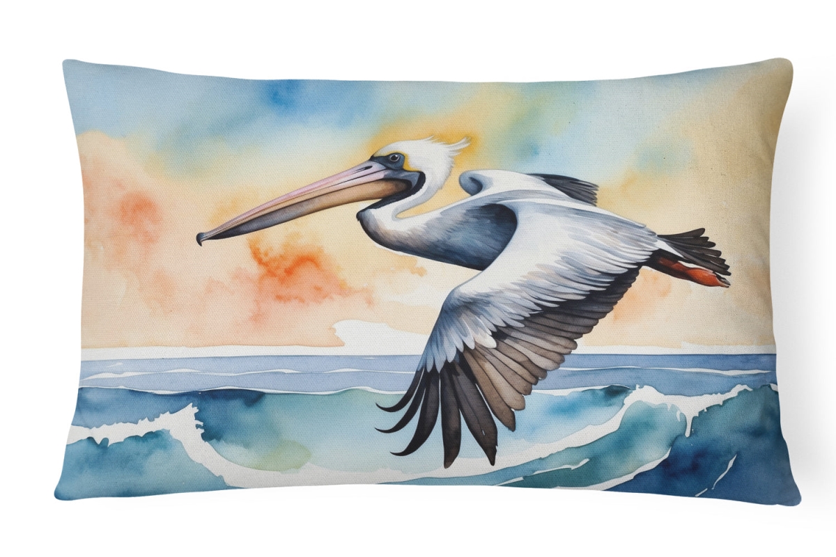 DAC7513PW1216 16 x 12 in. Pelican Soaring Throw Pillow