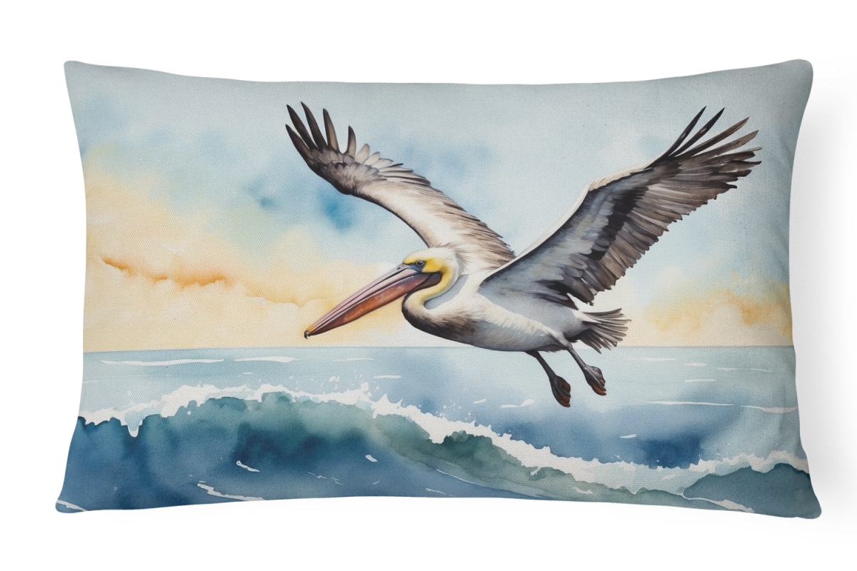 DAC7514PW1216 16 x 12 in. Pelican Soaring Throw Pillow