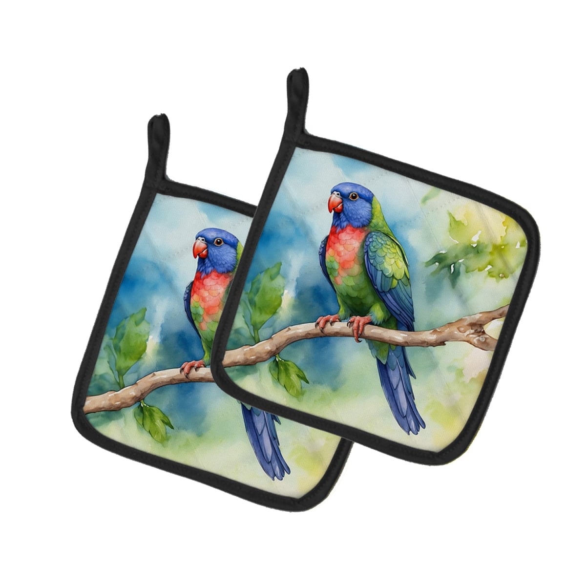 DAC7477PTHD 7.5 x 7.5 in. Pionus Pot Holders - Set of 2