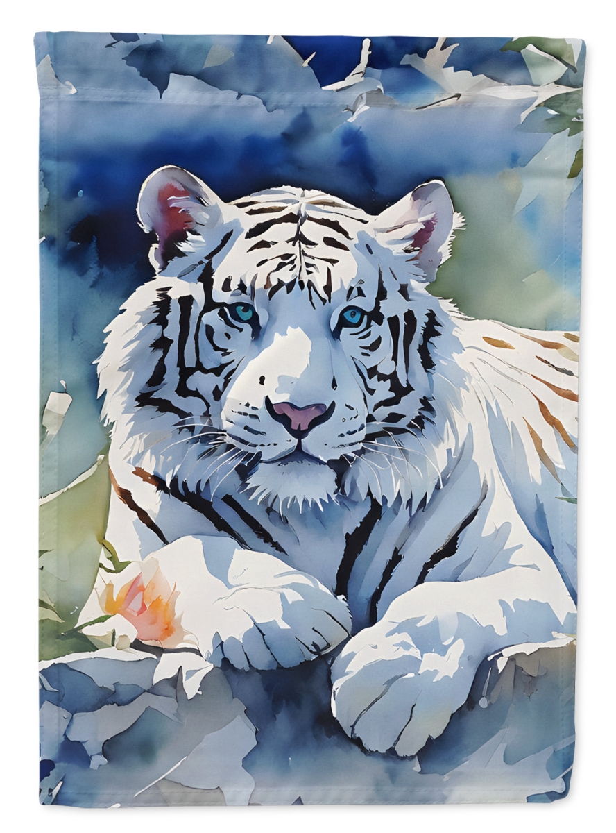 DAC2999GF 15.5 x 11.25 in. White Tiger Garden Flag