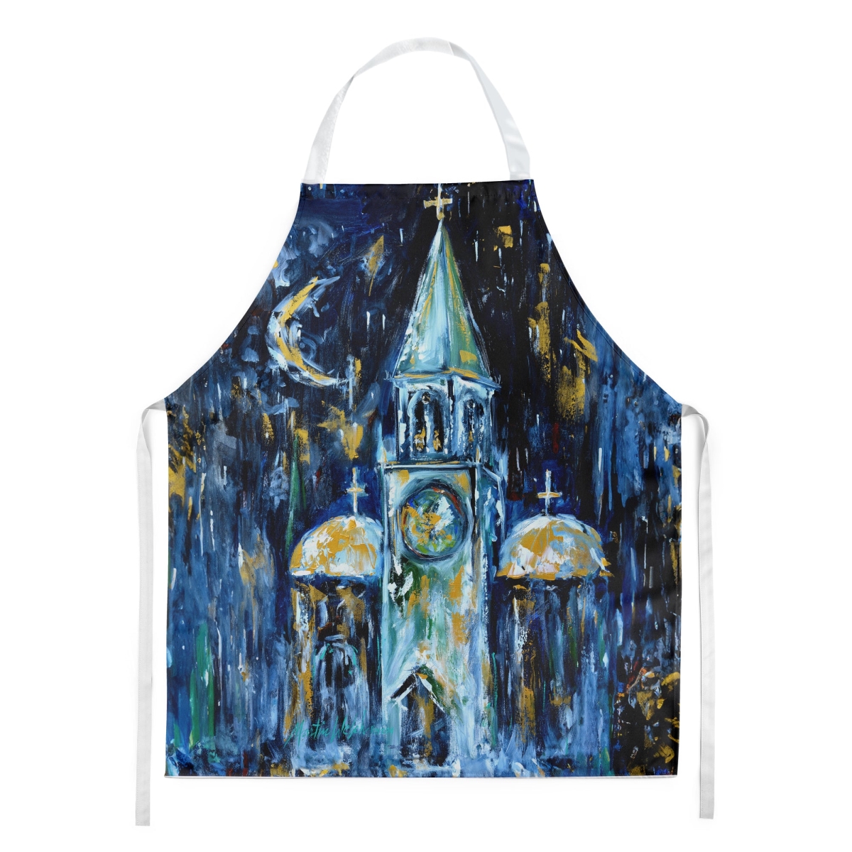 Picture of Carolines Treasures MW2114APRON 30 x 27 in. Raining Stars Apron
