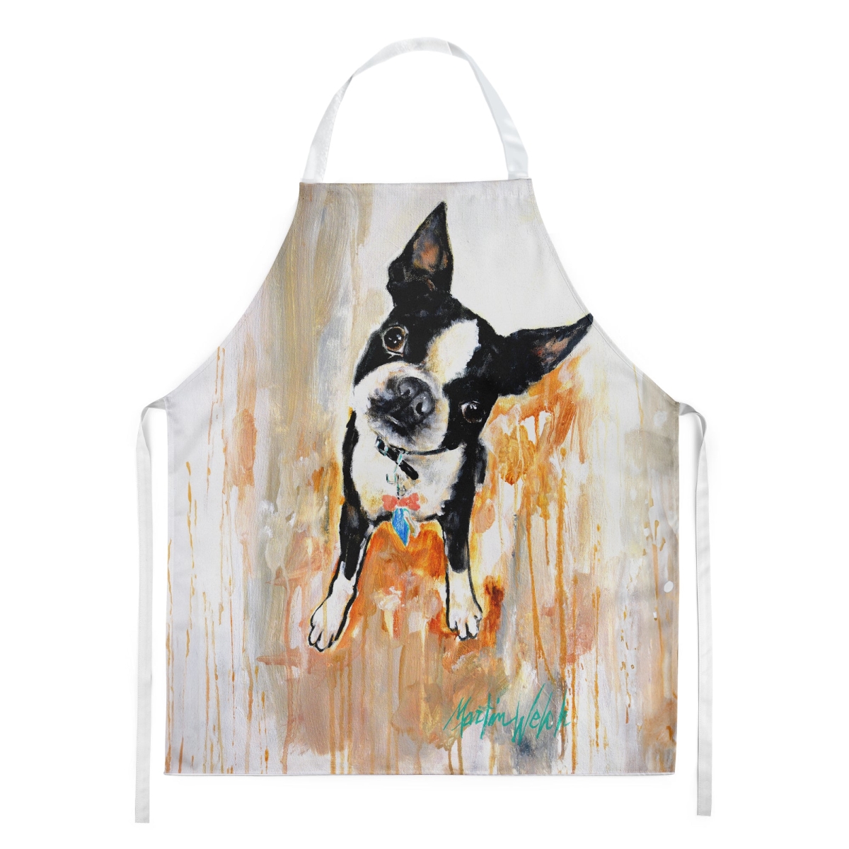 Picture of Carolines Treasures MW2122APRON 30 x 27 in. Boston Terrier Scout Apron