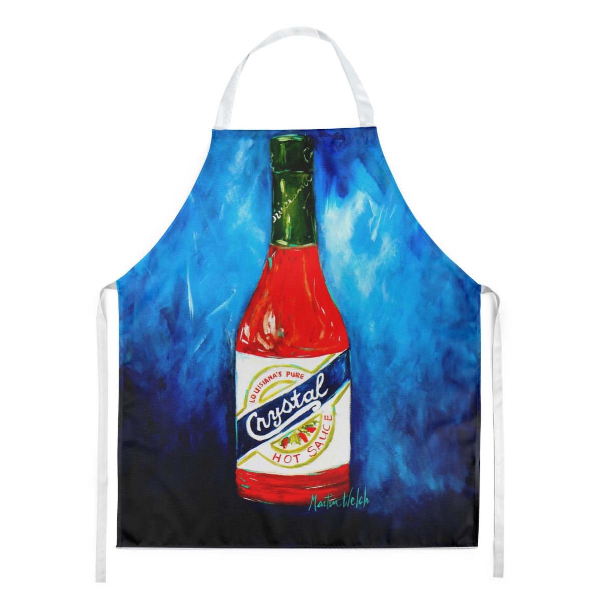 Picture of Carolines Treasures MW2130APRON 30 x 27 in. So Hot Im Blue Sauce Apron