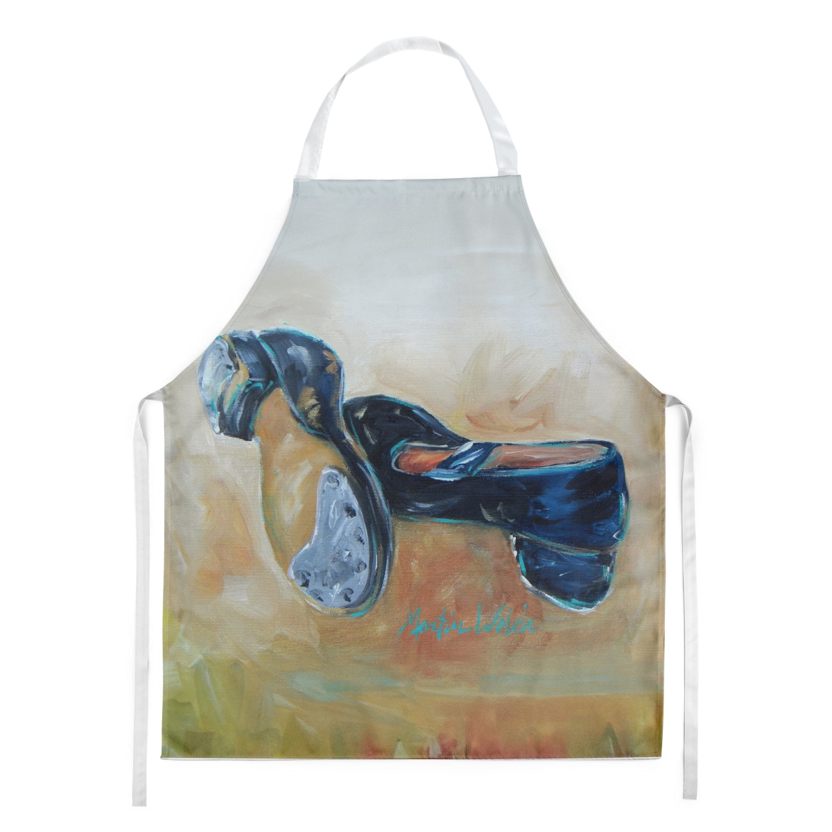 Picture of Carolines Treasures MW2139APRON 30 x 27 in. Tapped Out Shoes Apron