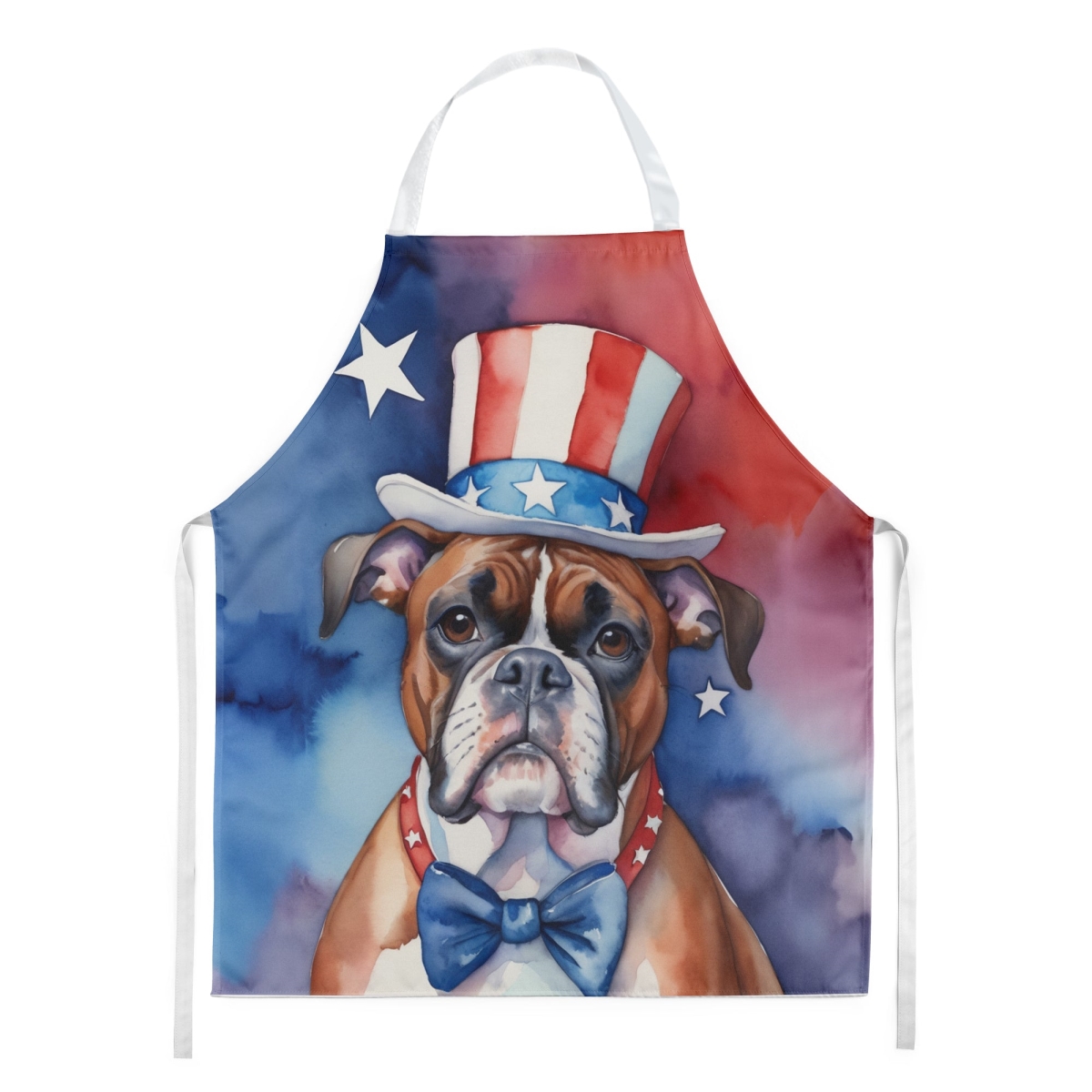 DAC5668APRON 30 x 27 in. Boxer Patriotic American Apron