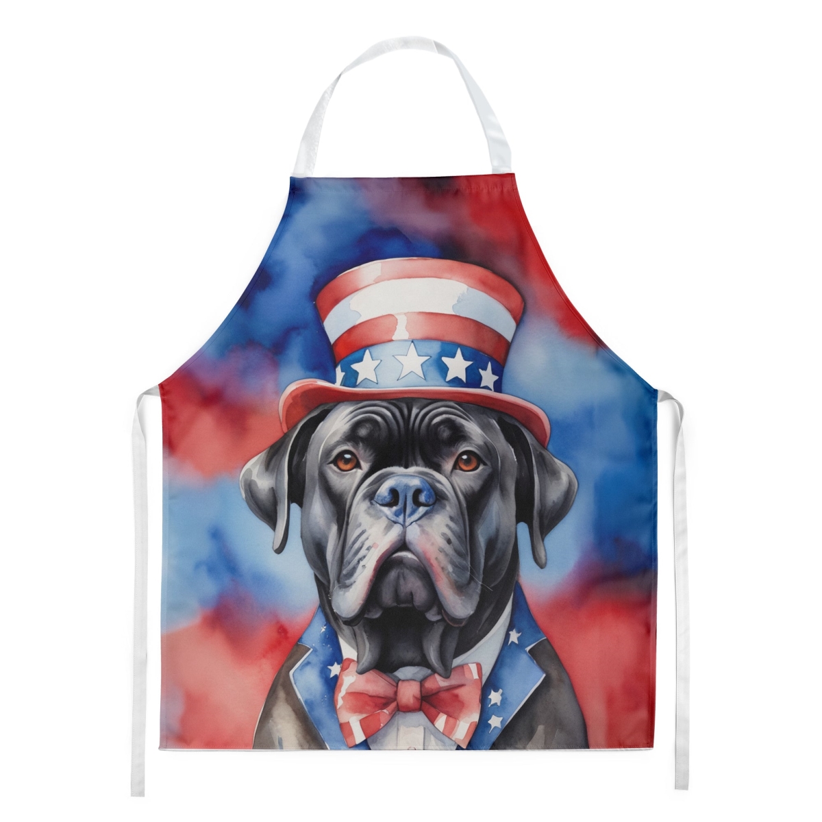 DAC5677APRON 30 x 27 in. Cane Corso Patriotic American Apron