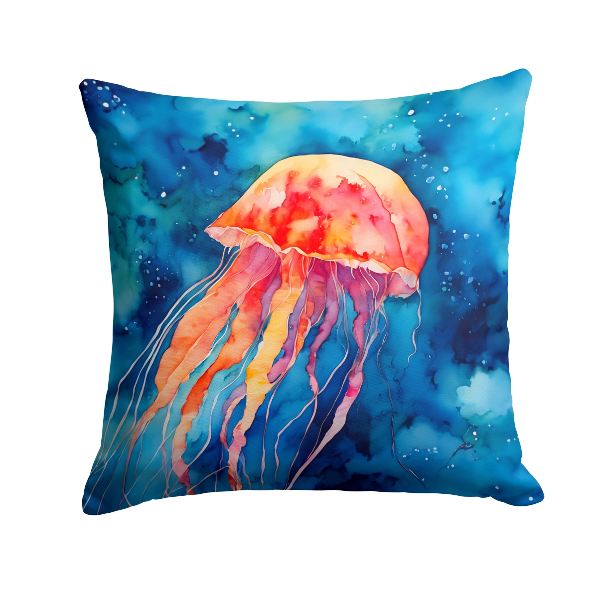 DAC2790PW1414 14 x 14 in. Jellyfish Throw Pillow
