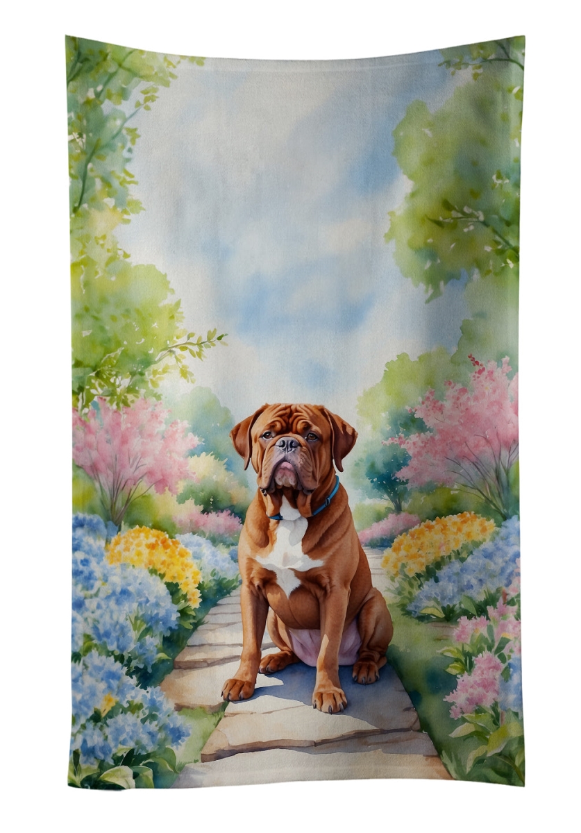 DAC6618KTWL 25 x 15 in. Dogue De Bordeaux Spring Path Kitchen Towel