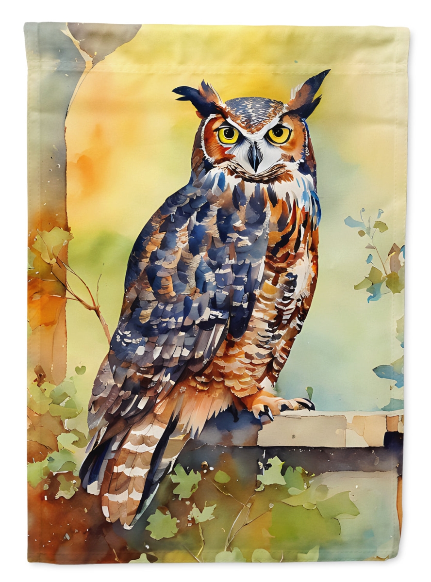 DAC3226CHF 40 x 28 in. Great Horned Owl House Flag
