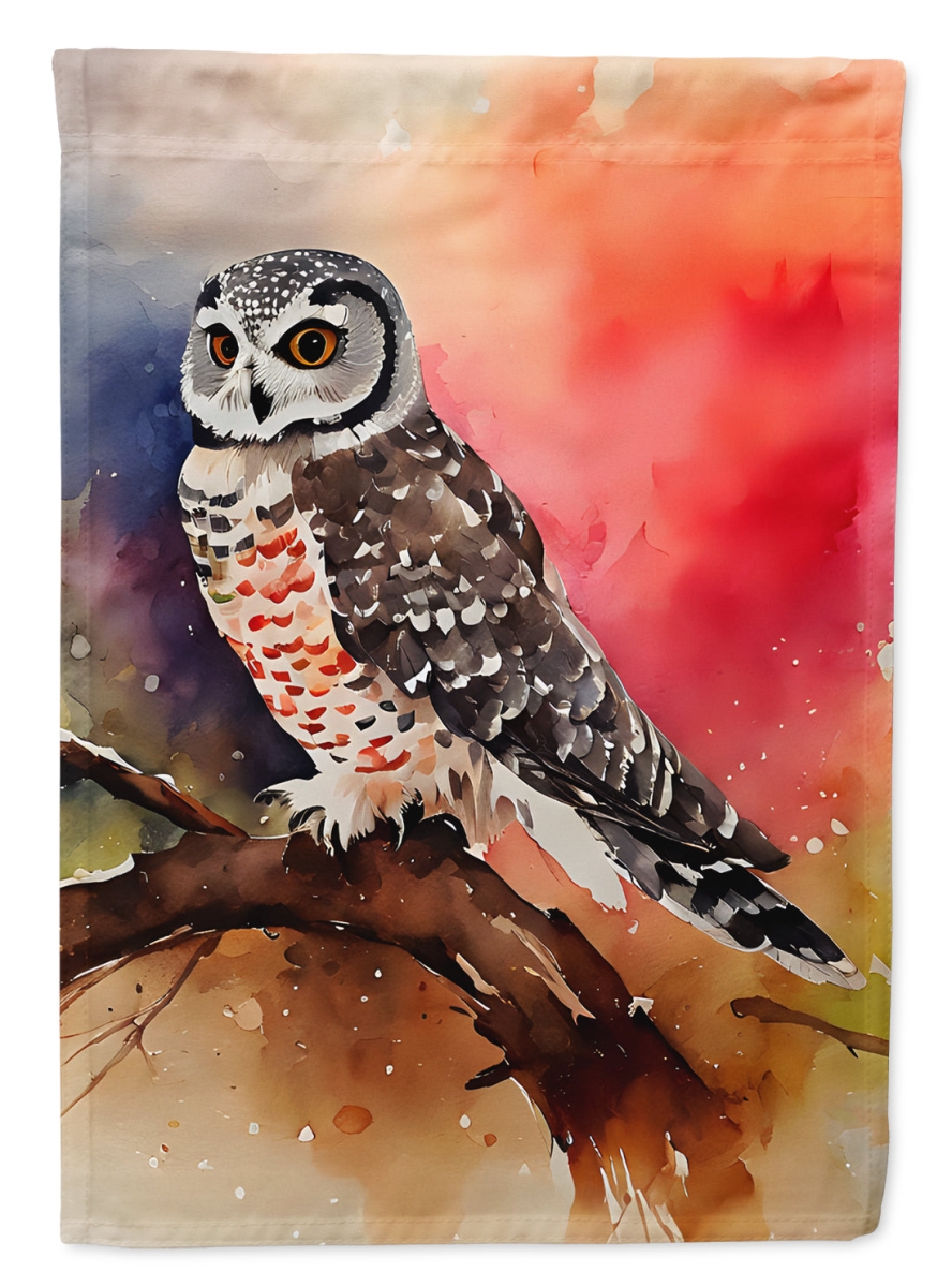 DAC3243CHF 40 x 28 in. Northern Hawk Owl House Flag