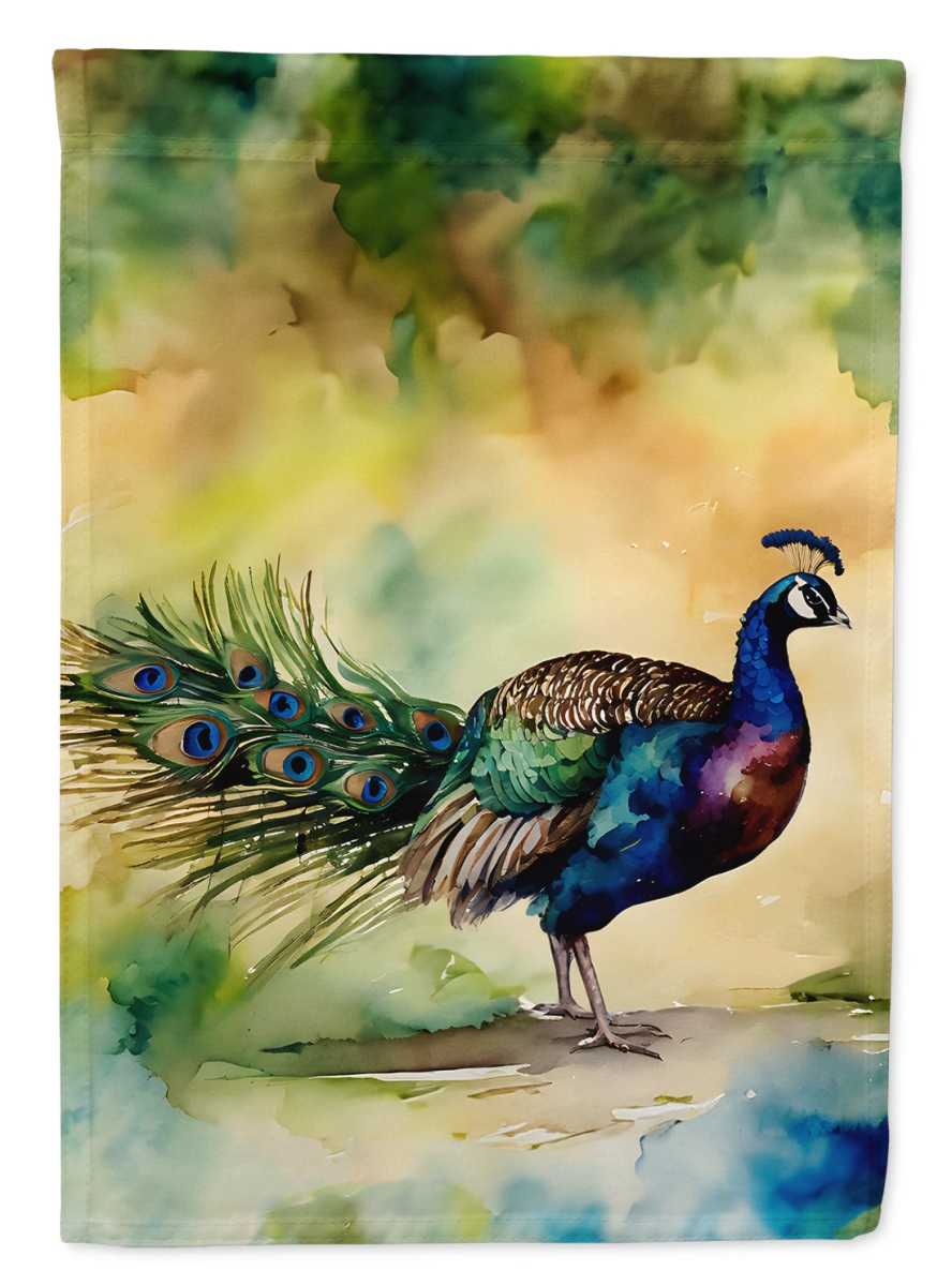 DAC3252CHF 40 x 28 in. Peacock House Flag