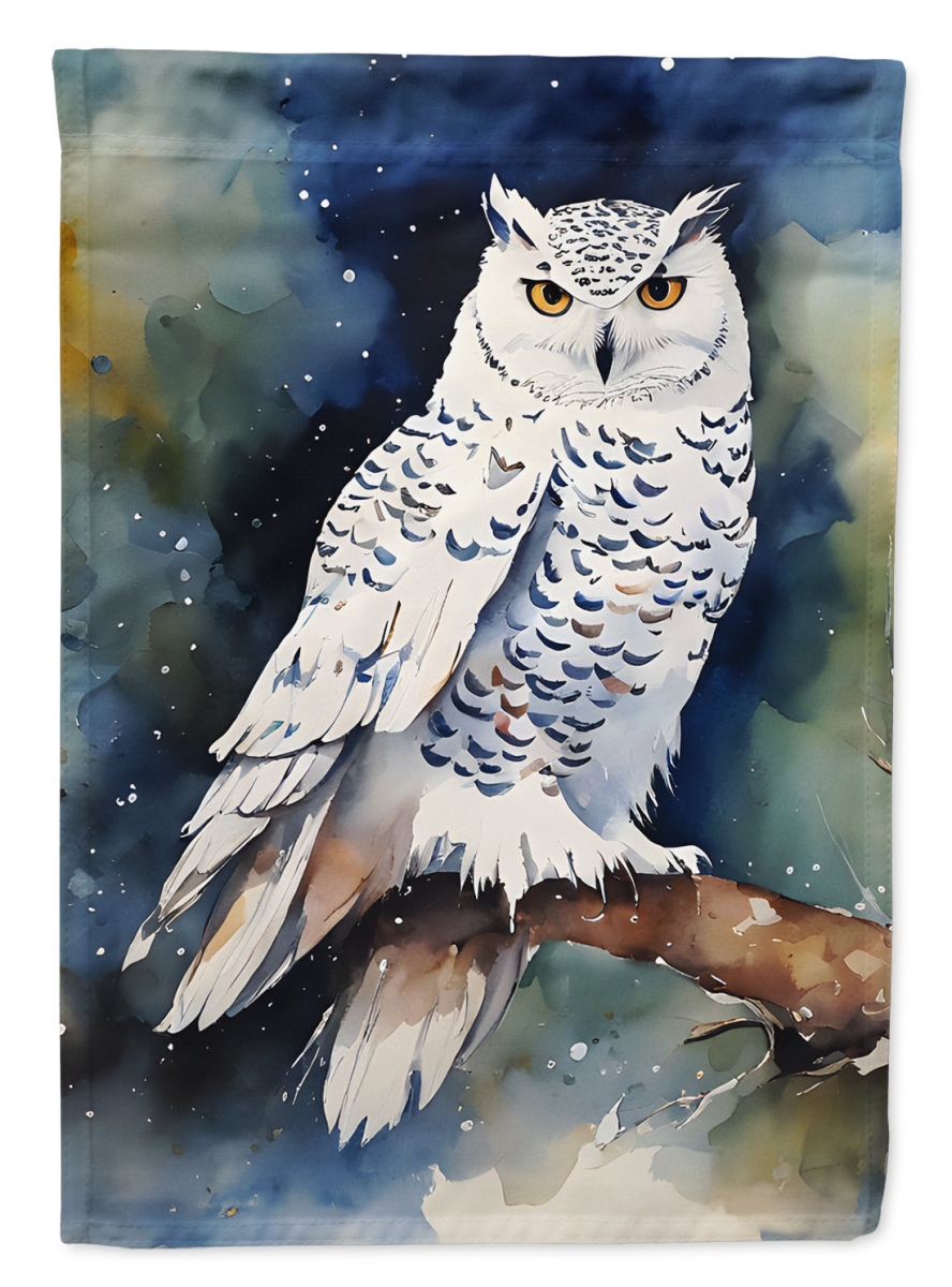 DAC3266CHF 40 x 28 in. Snowy Owl House Flag