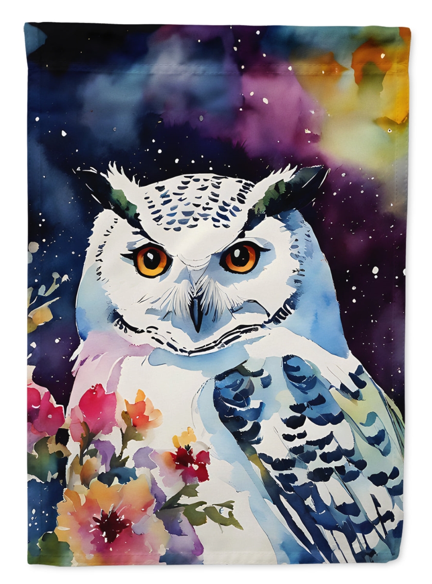 DAC3267CHF 40 x 28 in. Snowy Owl House Flag