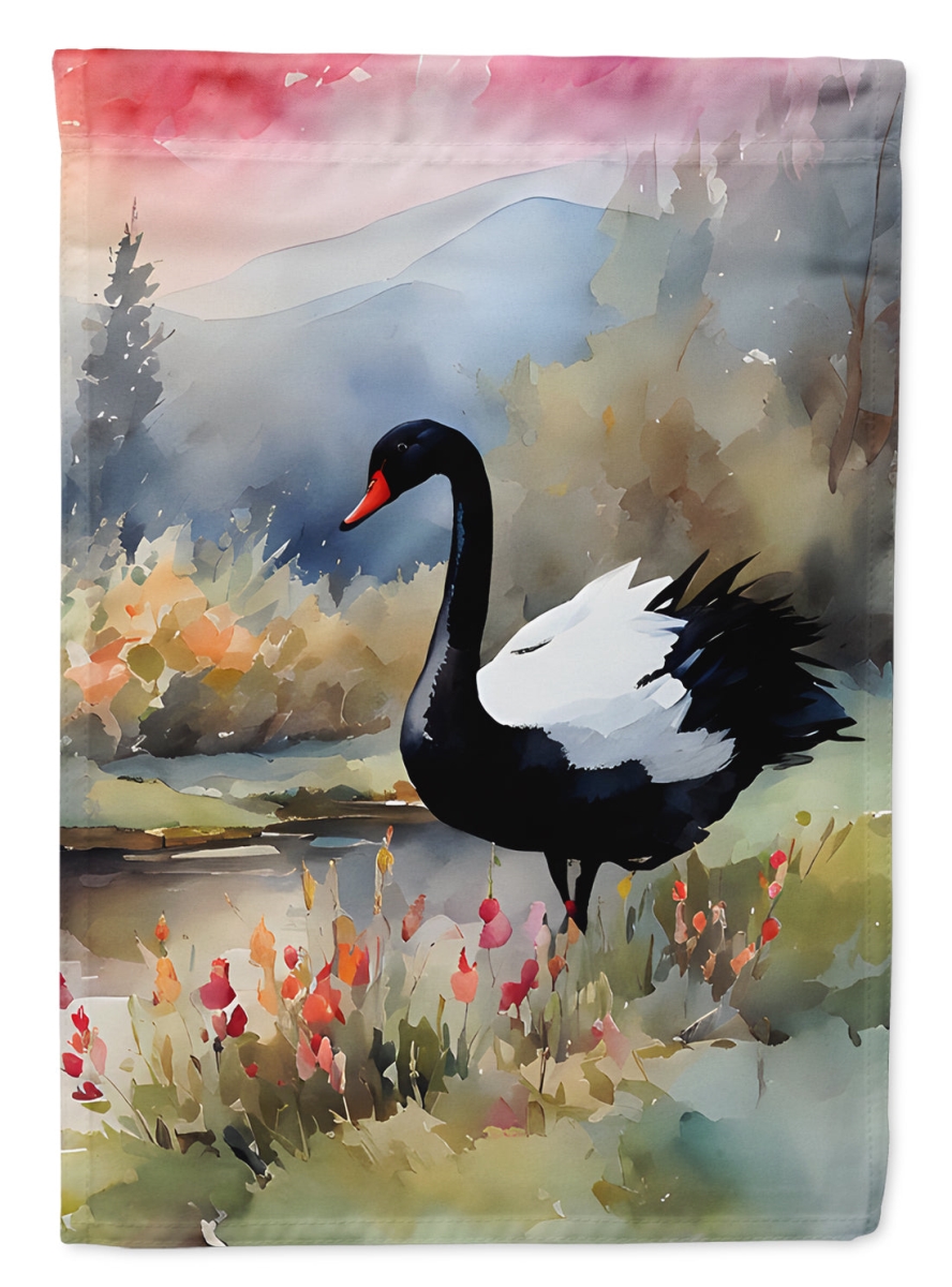 DAC3271CHF 40 x 28 in. Black Swan House Flag