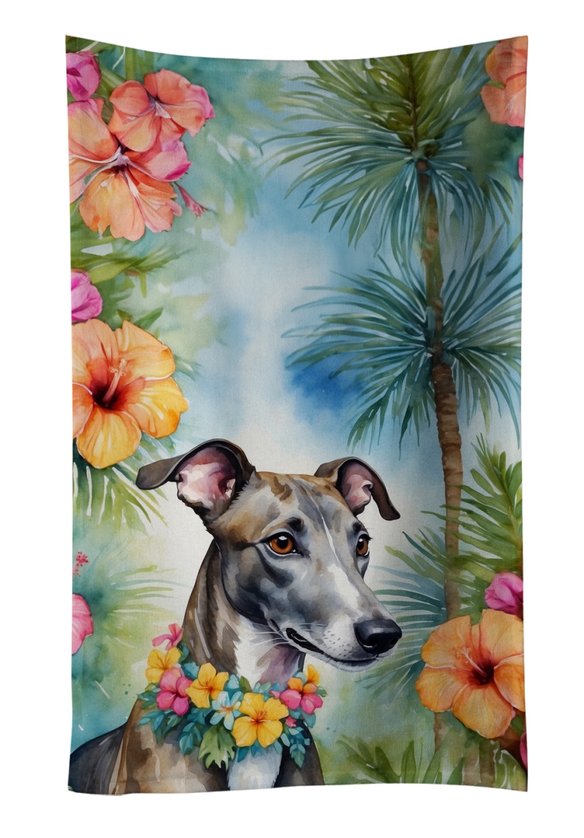 DAC6449KTWL 25 x 15 in. Greyhound Luau Kitchen Towel