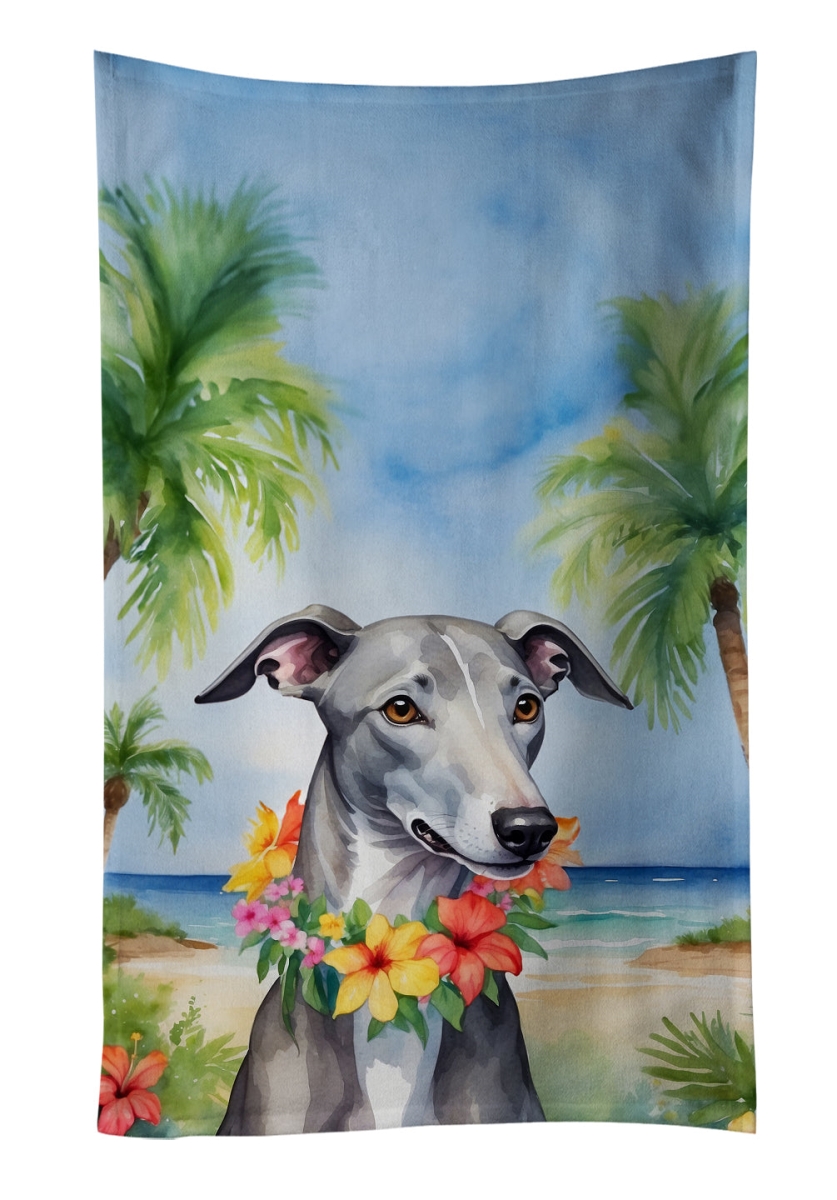 DAC6450KTWL 25 x 15 in. Greyhound Luau Kitchen Towel