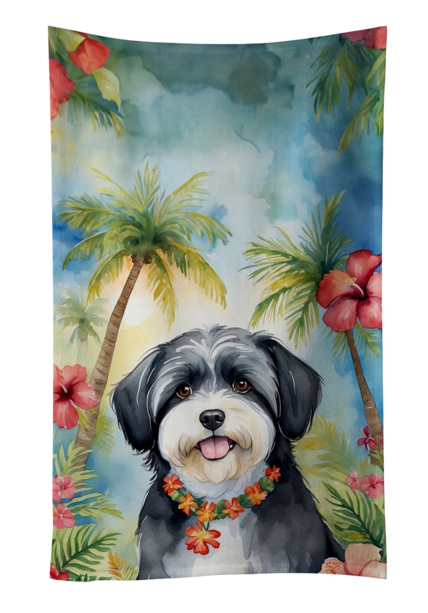DAC6451KTWL 25 x 15 in. Havanese Luau Kitchen Towel