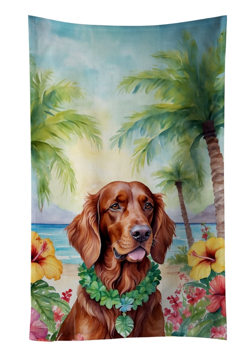 DAC6452KTWL 25 x 15 in. Irish Setter Luau Kitchen Towel