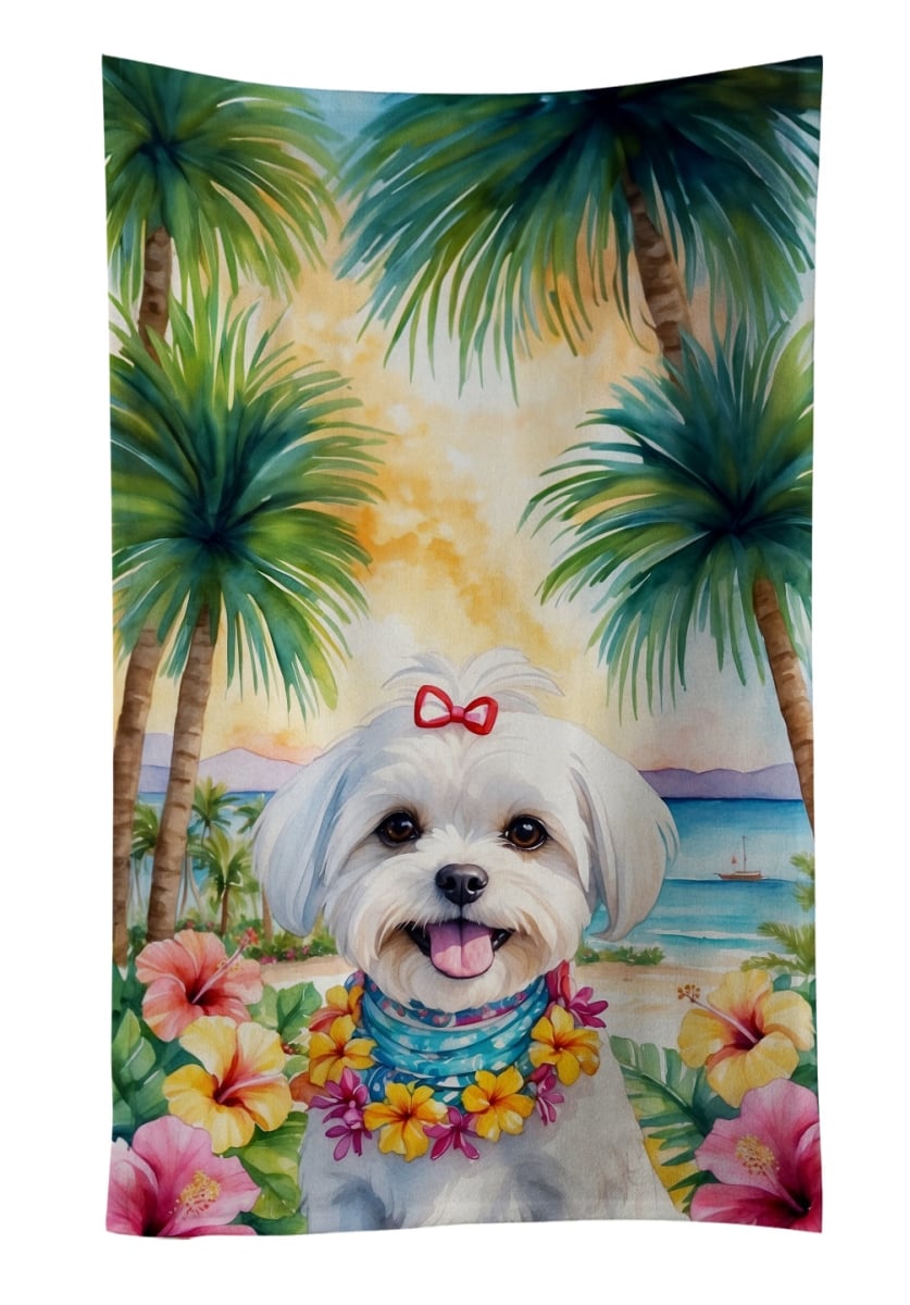 DAC6471KTWL 25 x 15 in. Maltese Luau Kitchen Towel