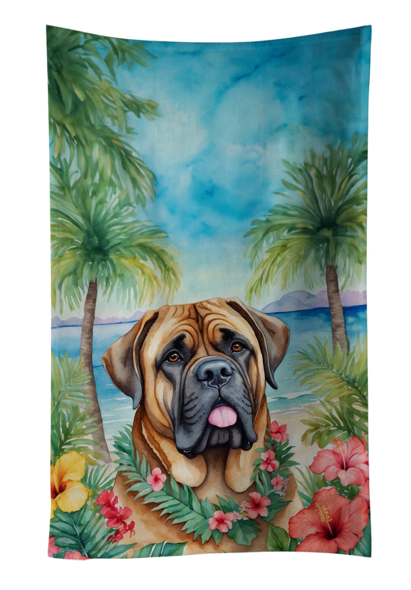 DAC6475KTWL 25 x 15 in. Mastiff Luau Kitchen Towel