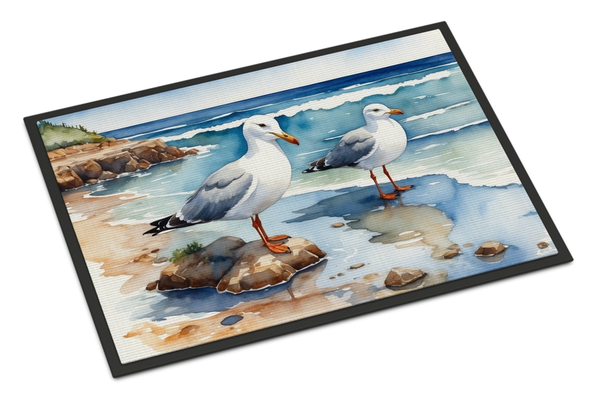 DAC7519JMAT 24 x 36 in. Gulls Scavenging Doormat