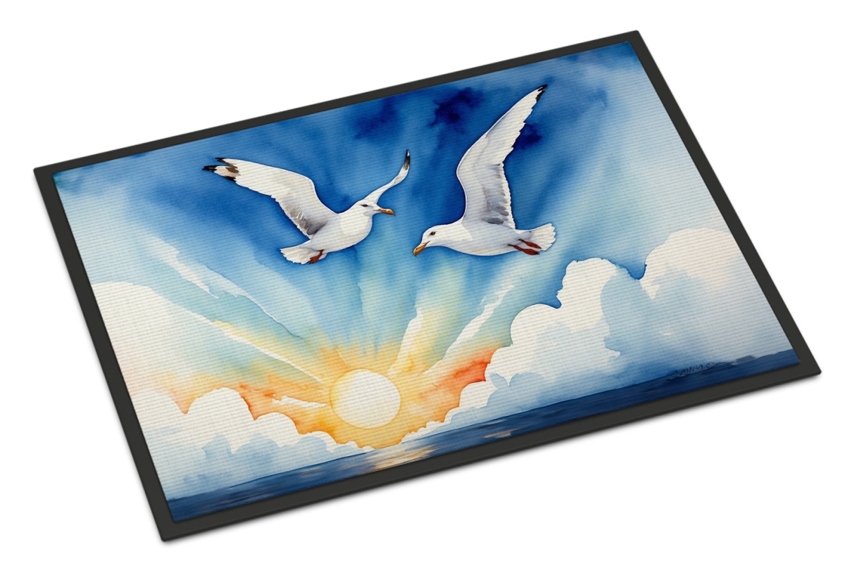 DAC7520JMAT 24 x 36 in. Gulls Soaring High Doormat