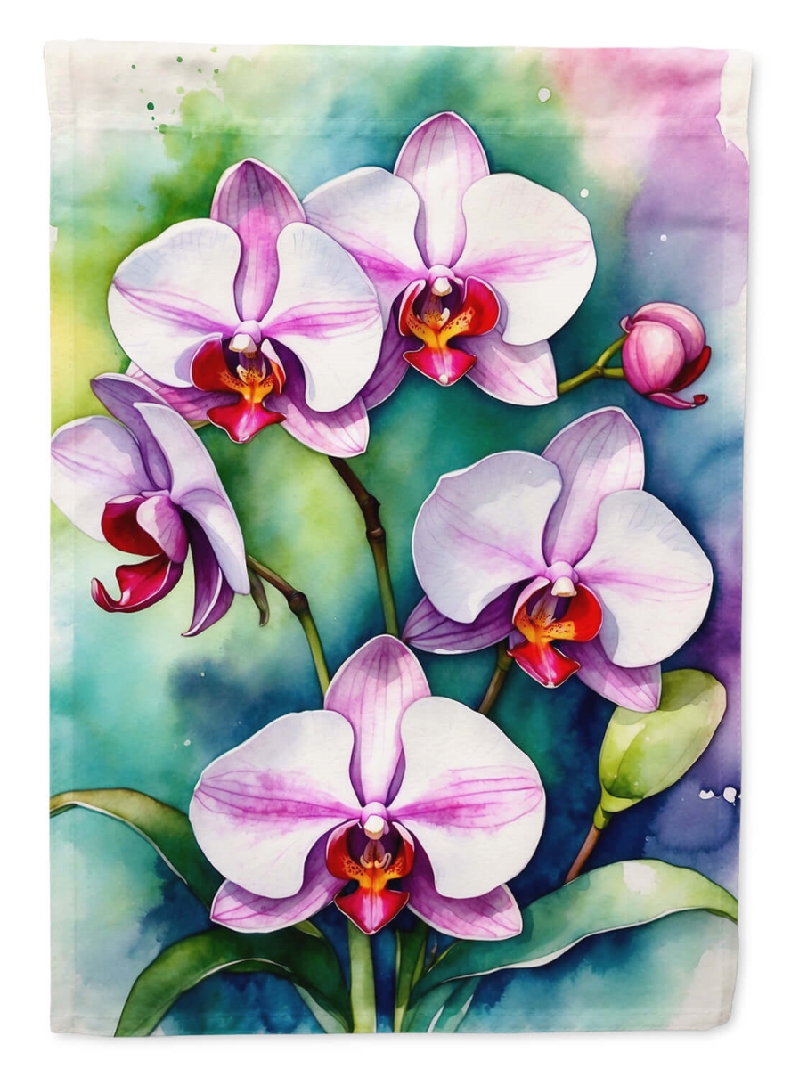 DAC8609CHF 40 x 28 in. Phalaenopsis Orchids House Flag