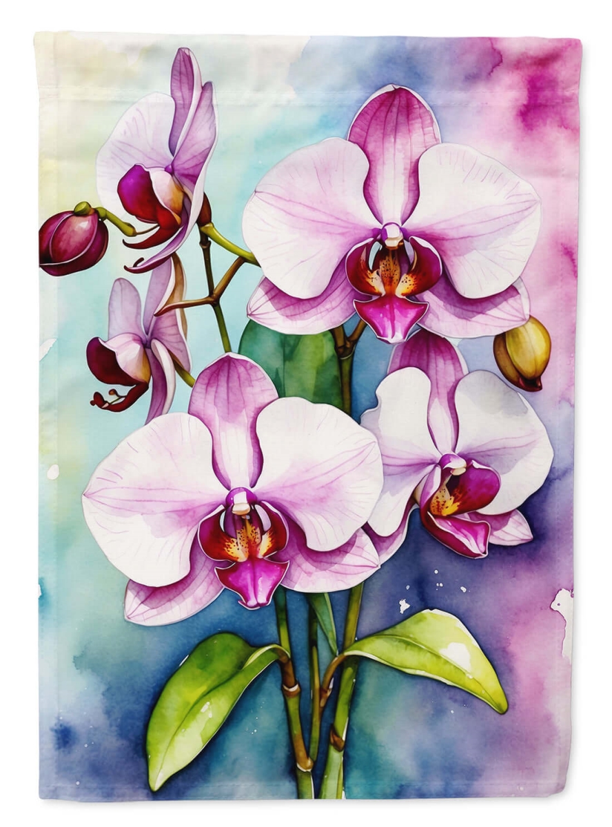 DAC8611CHF 40 x 28 in. Phalaenopsis Orchids House Flag