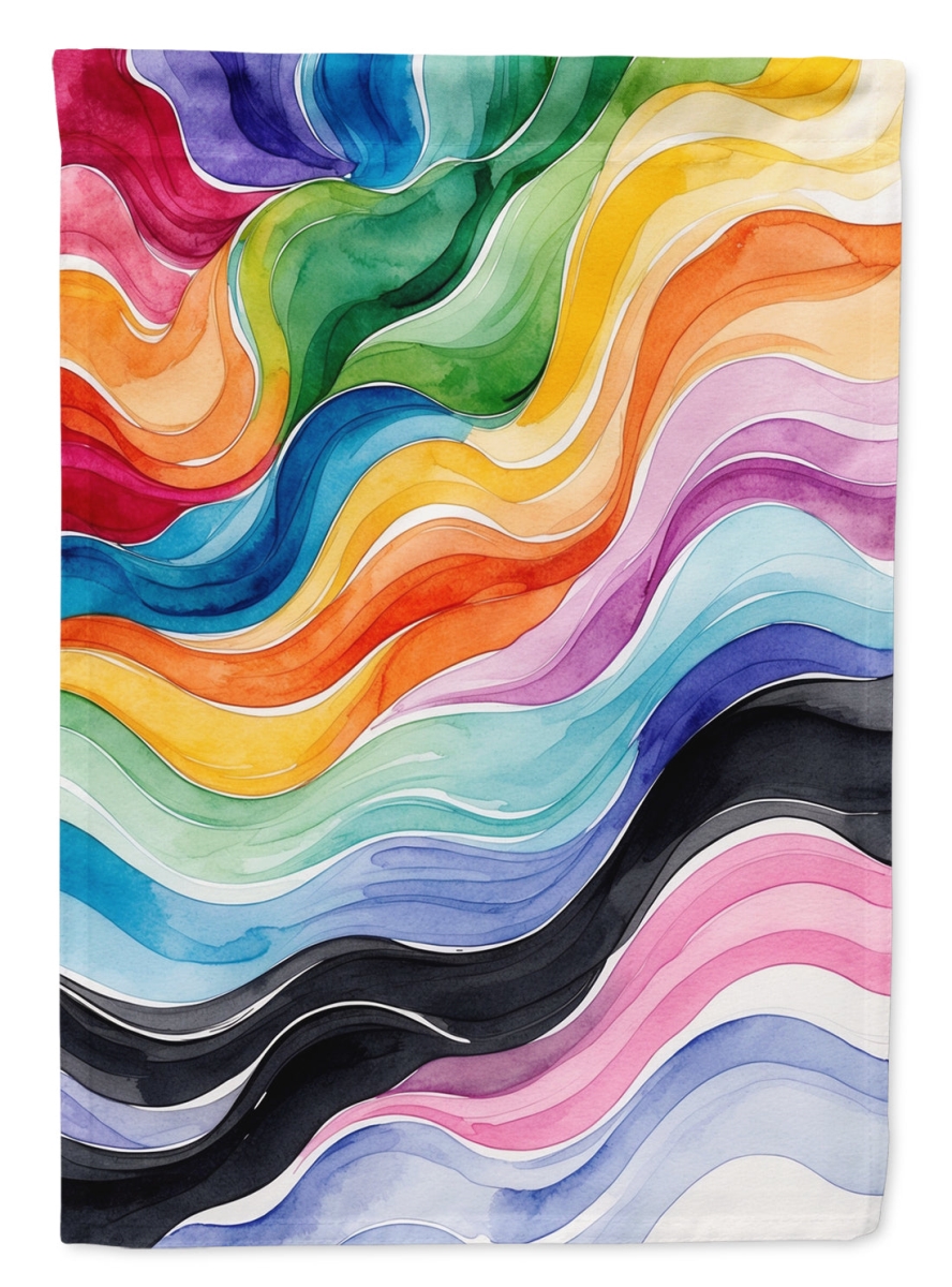 DAC8619GF 15.5 x 11.25 in. Progress Pride Waves of Unity Garden Flag