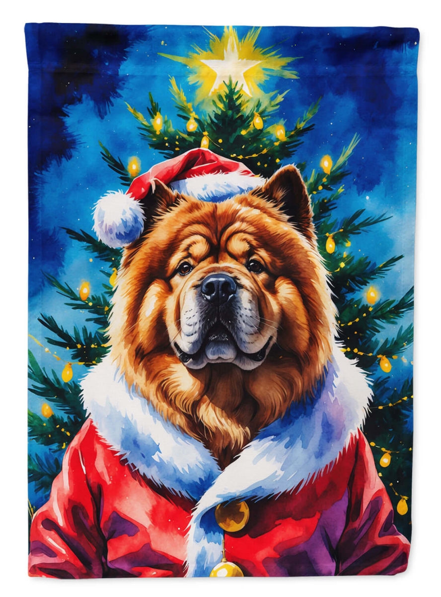 DAC8475CHF 40 x 28 in. Chow-Chow Christmas House Flag
