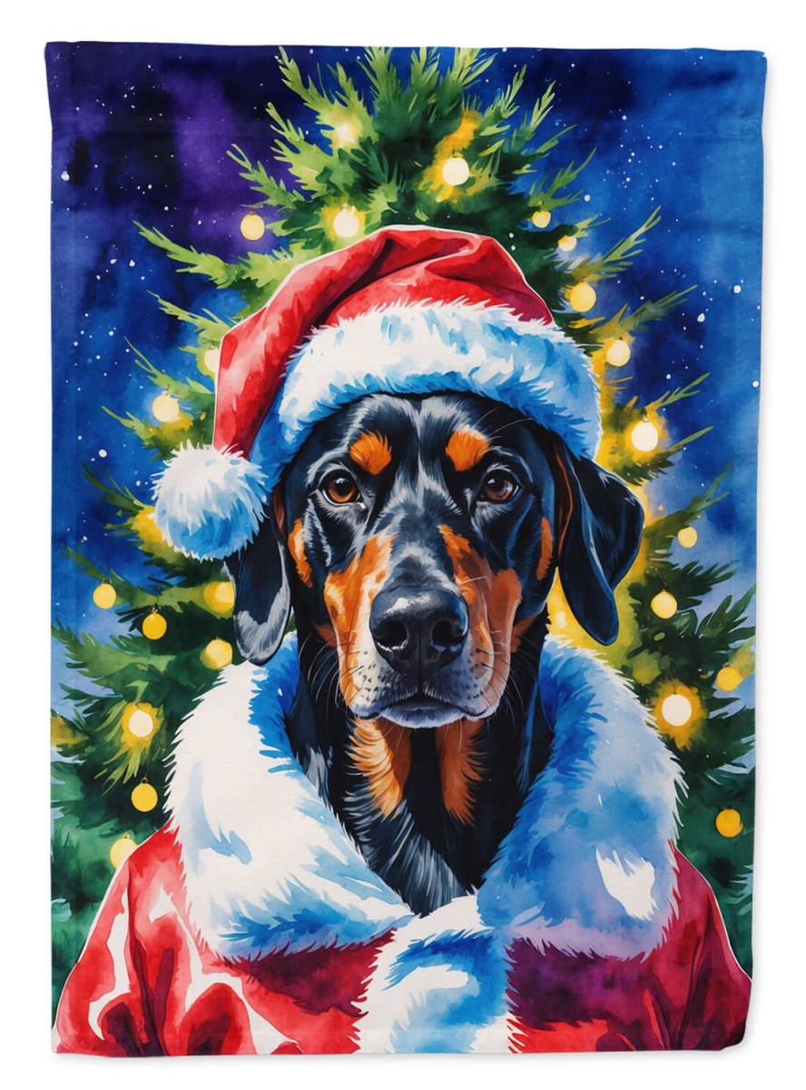 DAC8482CHF 40 x 28 in. Doberman Pinscher Christmas House Flag