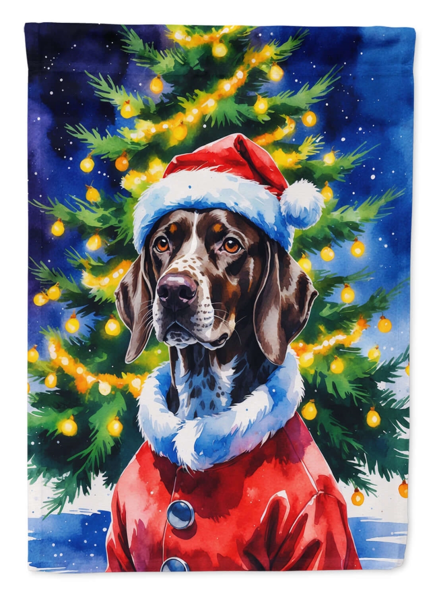 DAC8486GF 15.5 x 11.25 in. German Shorthaired Pointer Christmas Garden Flag