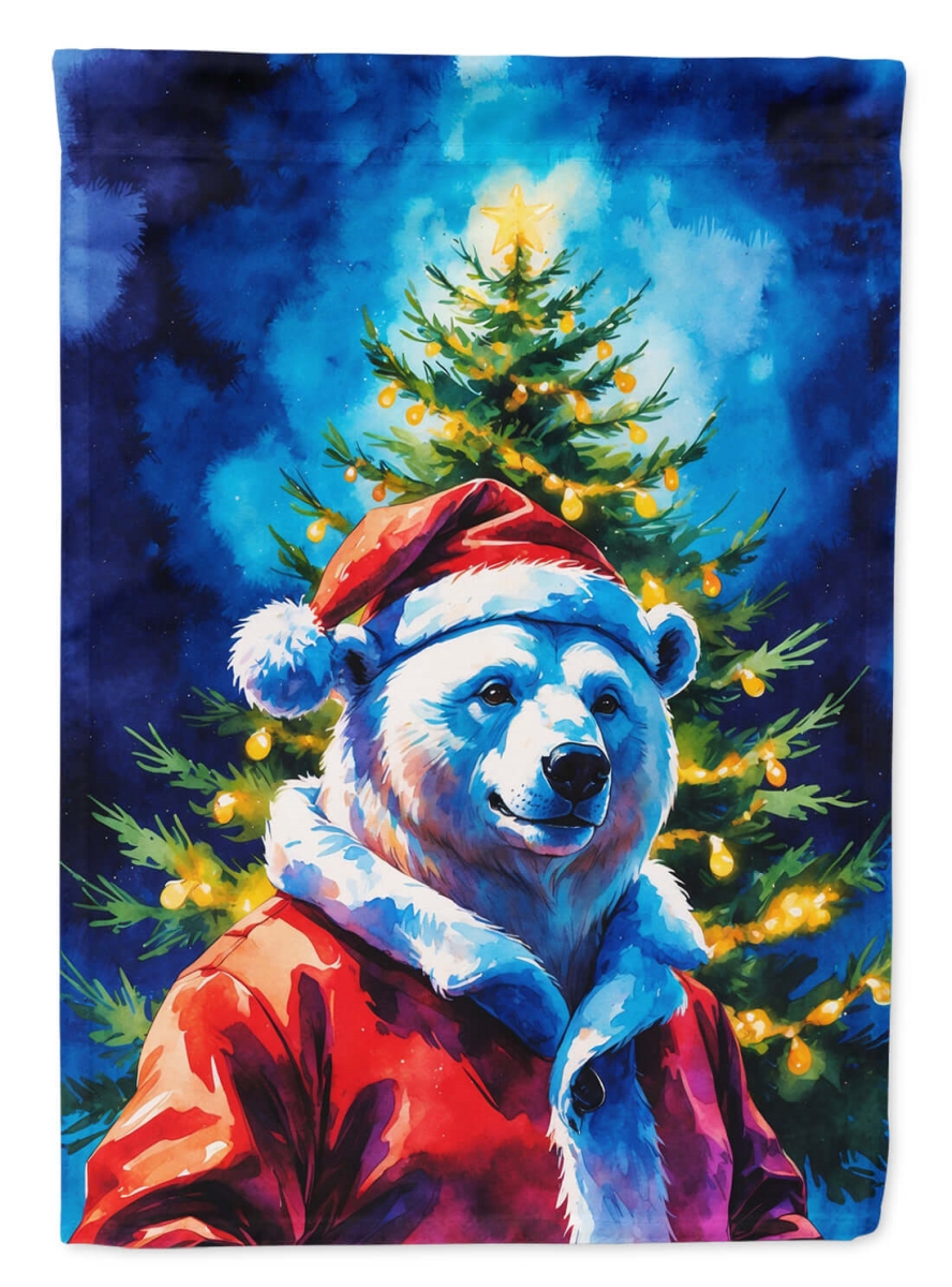 DAC8539CHF 40 x 28 in. Polar Bear Christmas House Flag