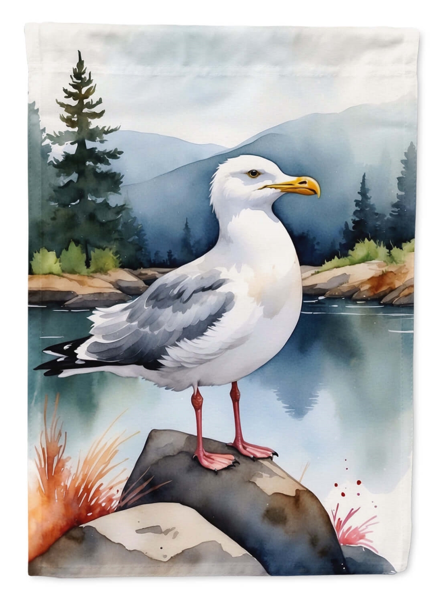 DAC8554CHF 40 x 28 in. Herring Gull Bird House Flag