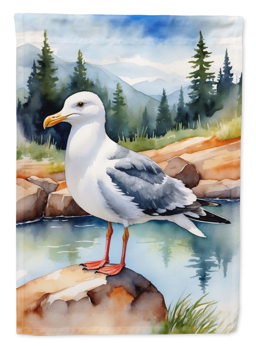 DAC8577CHF 40 x 28 in. Western Gull Bird House Flag