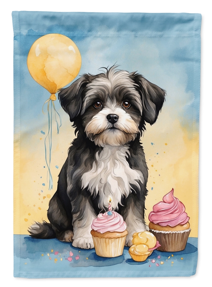 DAC7961CHF 40 x 28 in. Havanese Happy Birthday House Flag