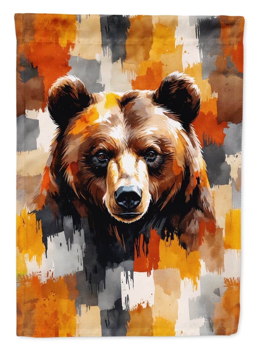 DAC8622CHF 40 x 28 in. Bear Uniquely Bear Pride House Flag