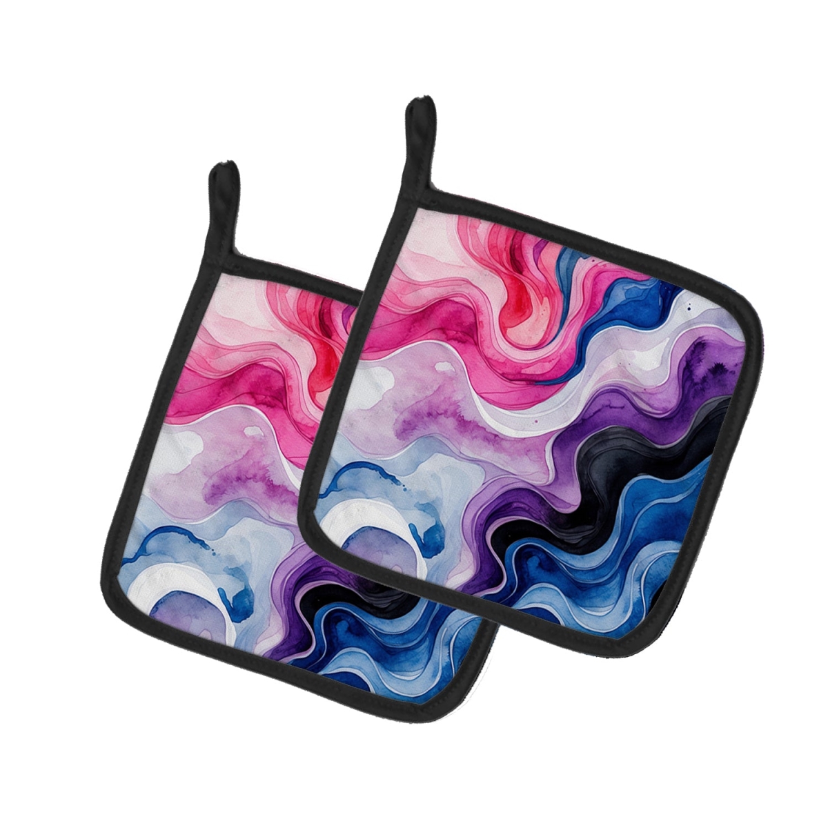 DAC8634PTHD 7.5 x 7.5 in. Genderfluid Pride Pair of Pot Holders