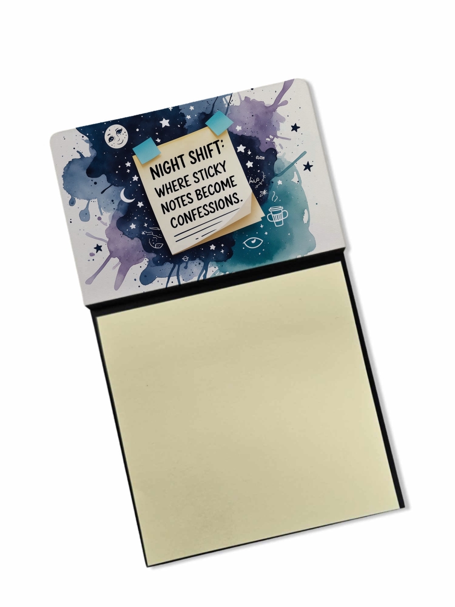 DAC8693NSN 5.25 x 3.25 in. Night shift confessions Sticky Note Holder
