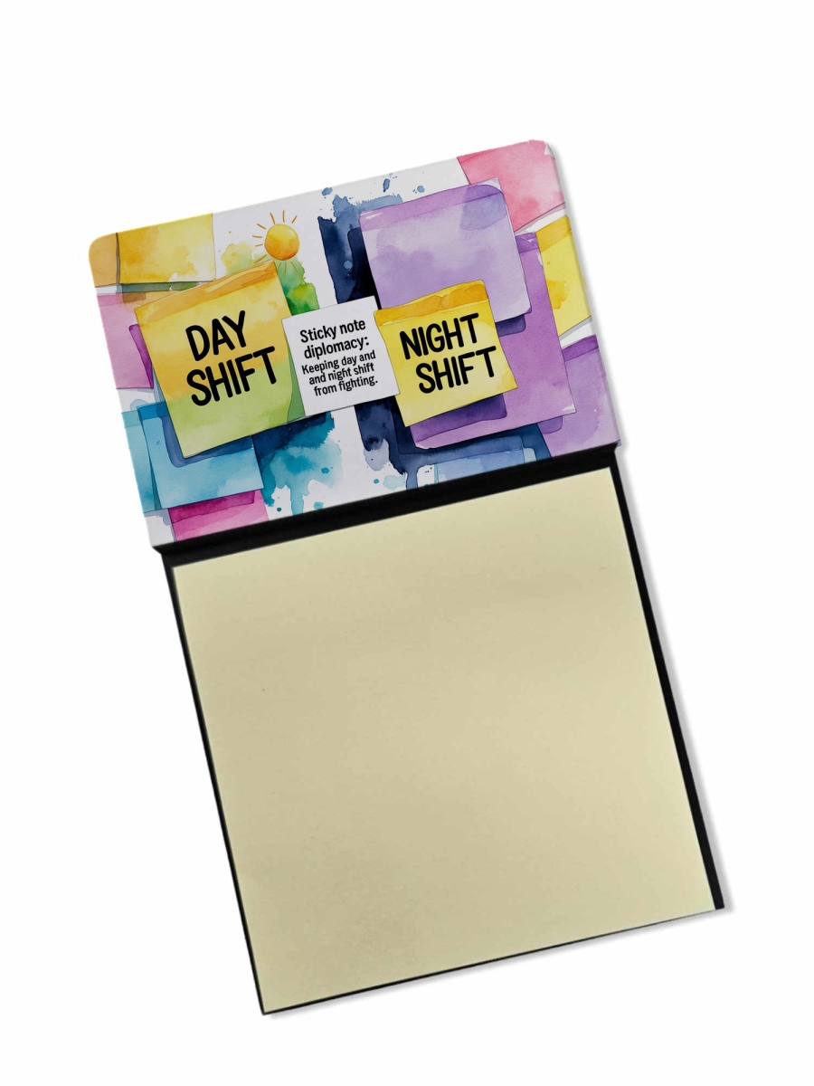 DAC8701NSN 5.25 x 3.25 in. Keeping day & night shift from fighting Sticky Note Holder