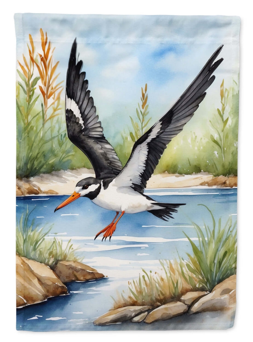 DAC8548CHF 40 x 28 in. Black Skimmer Bird House Flag