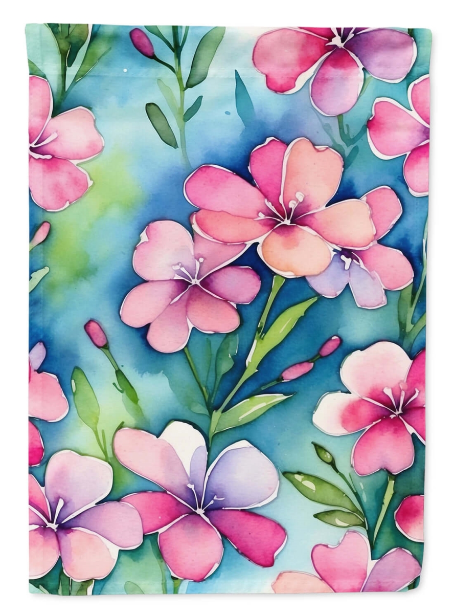 DAC8612CHF 40 x 28 in. Phlox Flowers House Flag