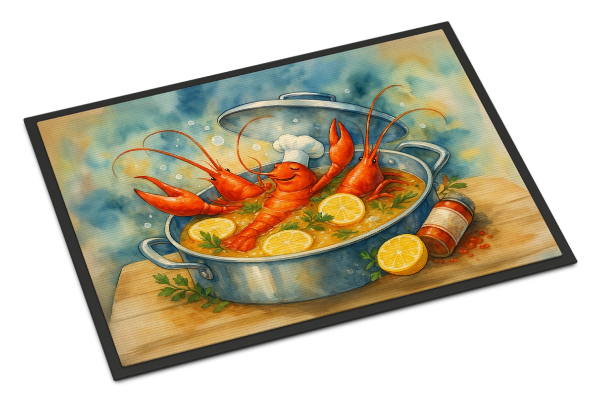 DAC8240MAT 18 x 27 in. Crawfish Spa Day Doormat