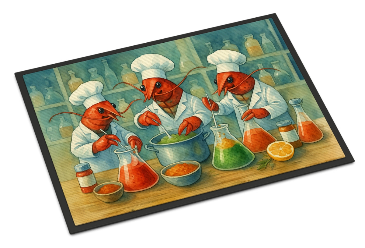 DAC8248MAT 18 x 27 in. Crawfish Science Doormat