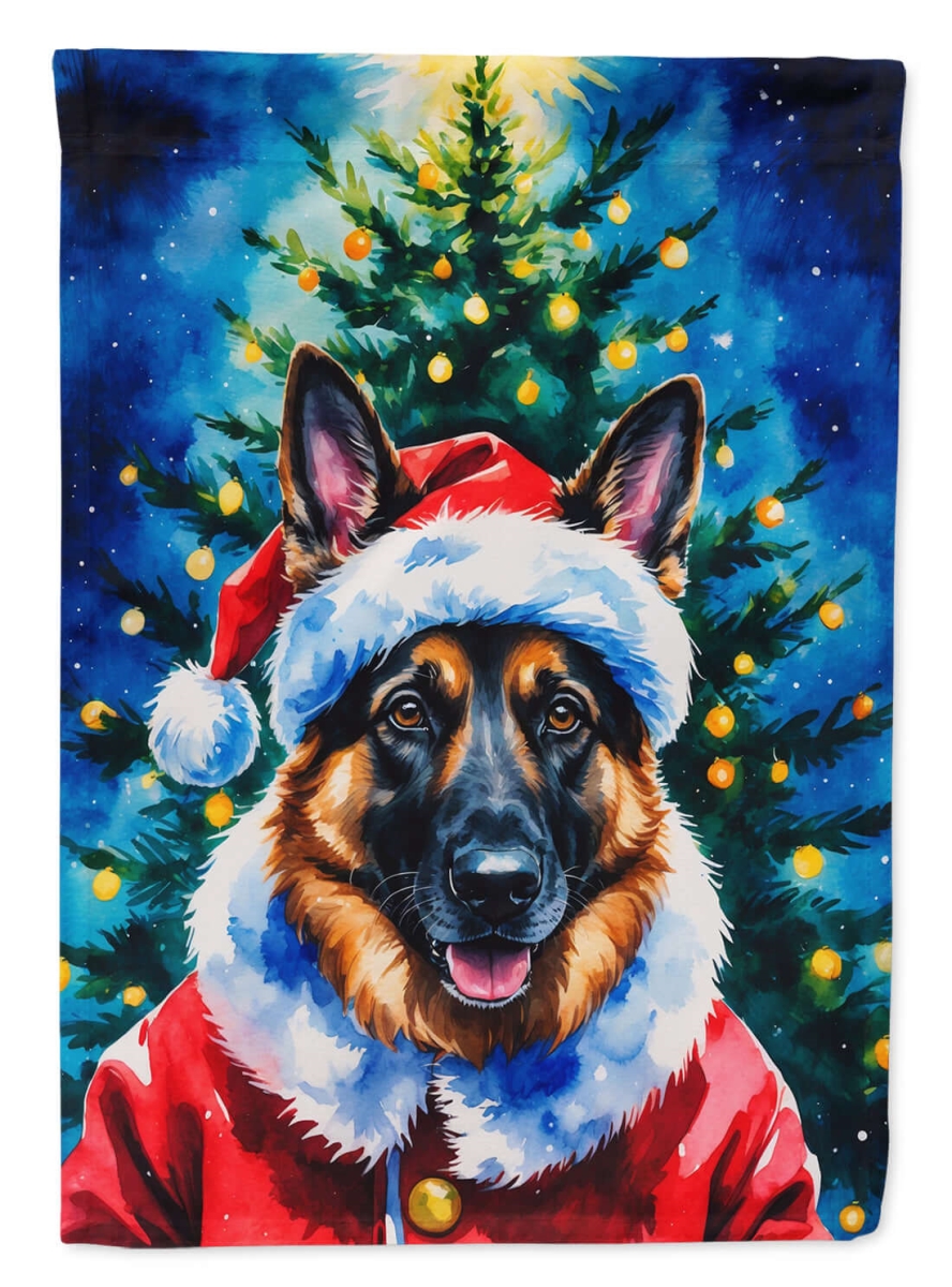 DAC8485CHF 40 x 28 in. German Shepherd Christmas House Flag
