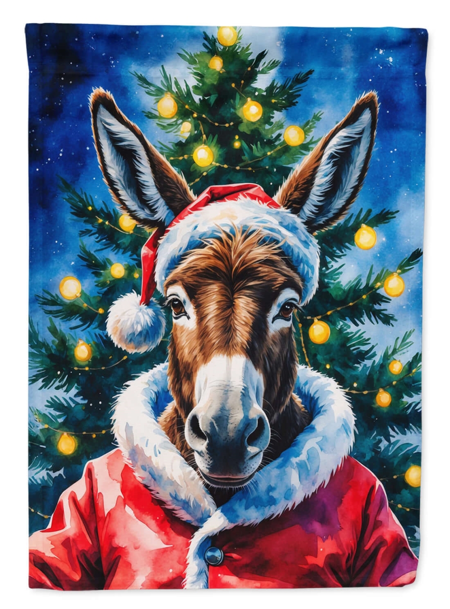 DAC8520CHF 40 x 28 in. Donkey Christmas House Flag