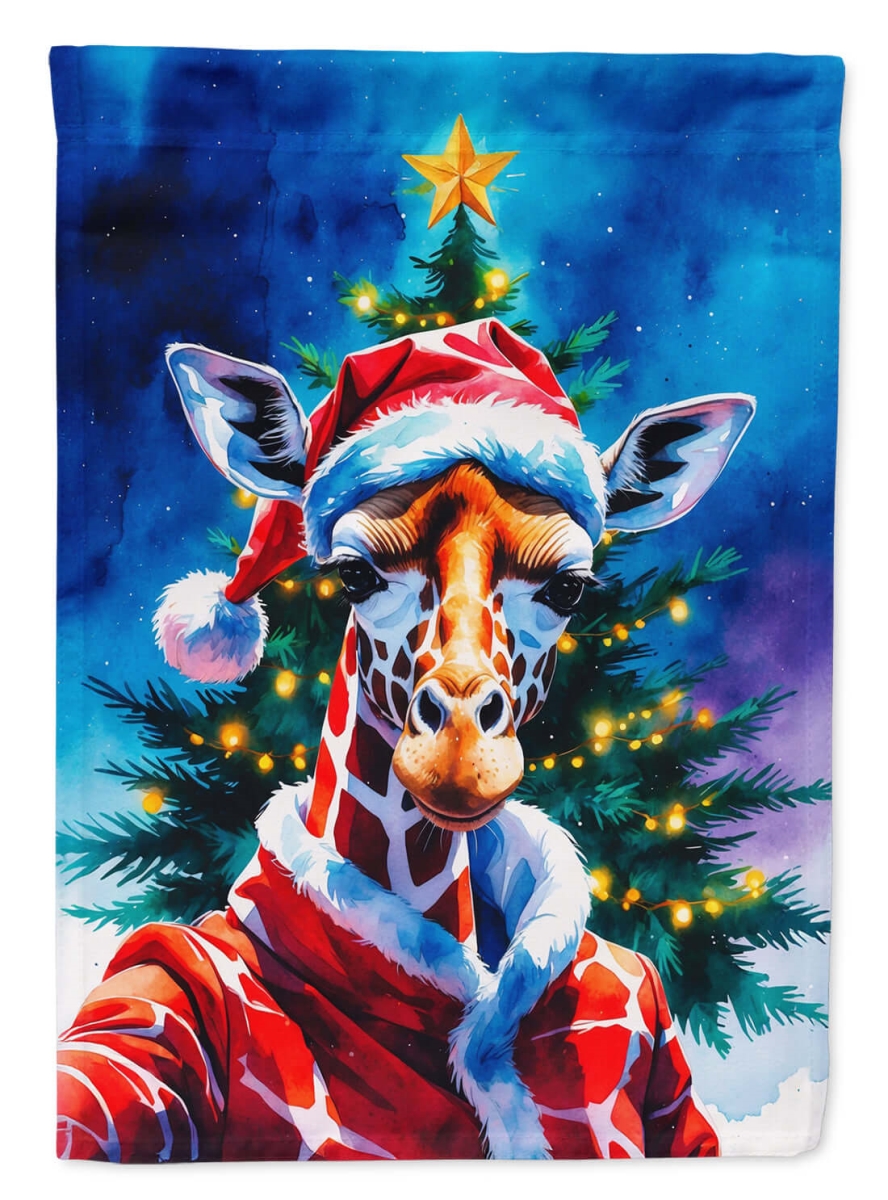 DAC8526CHF 40 x 28 in. Giraffe Christmas House Flag