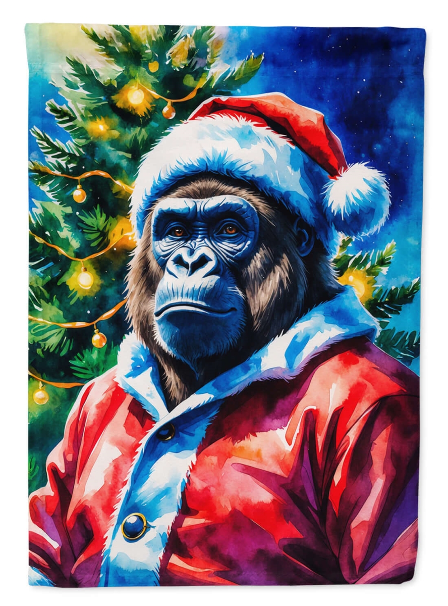 DAC8528CHF 40 x 28 in. Gorilla Christmas House Flag