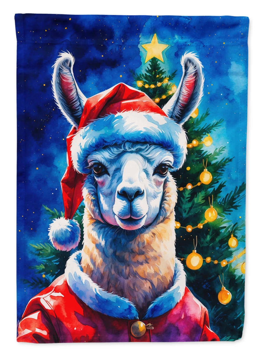 DAC8532CHF 40 x 28 in. Llama Christmas House Flag